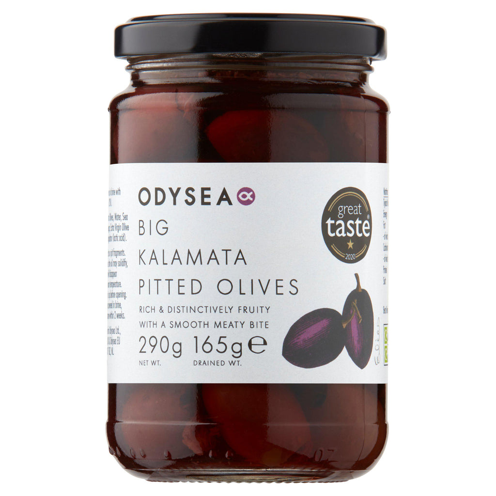 Odysea Greek Big Kalamata Pitted Olives 290g (165g*)