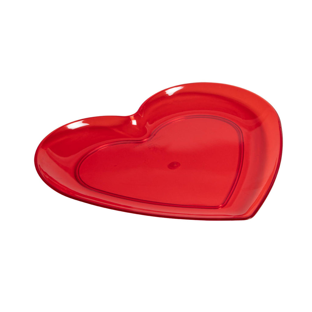 Sainsbury's Heart Plastic Plate