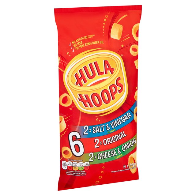 Hula Hoops Variety Multipack Crisps   6 per pack GOODS M&S   