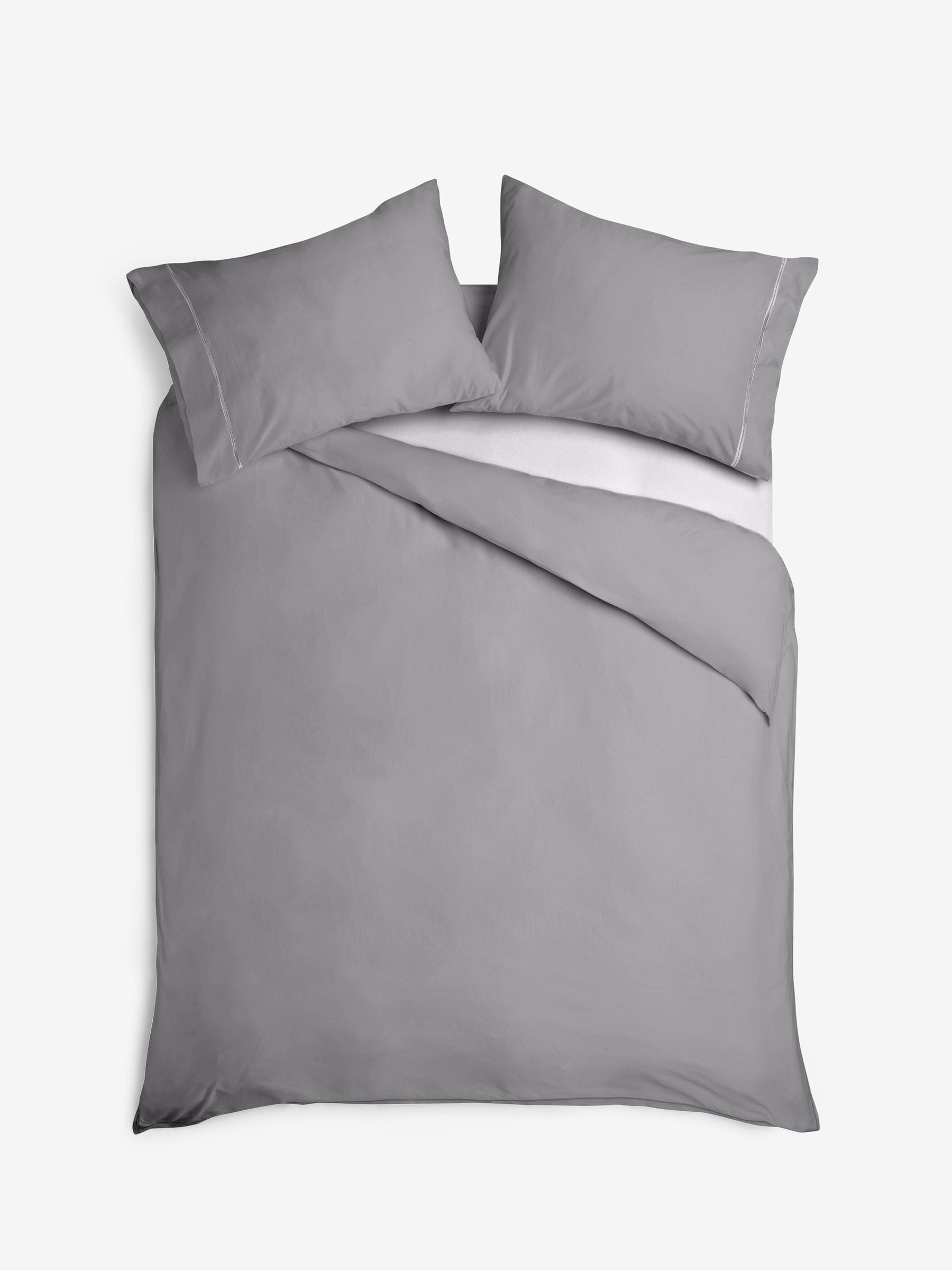 Grey Collection Luxe duvet cover and pillowcase set, UK version