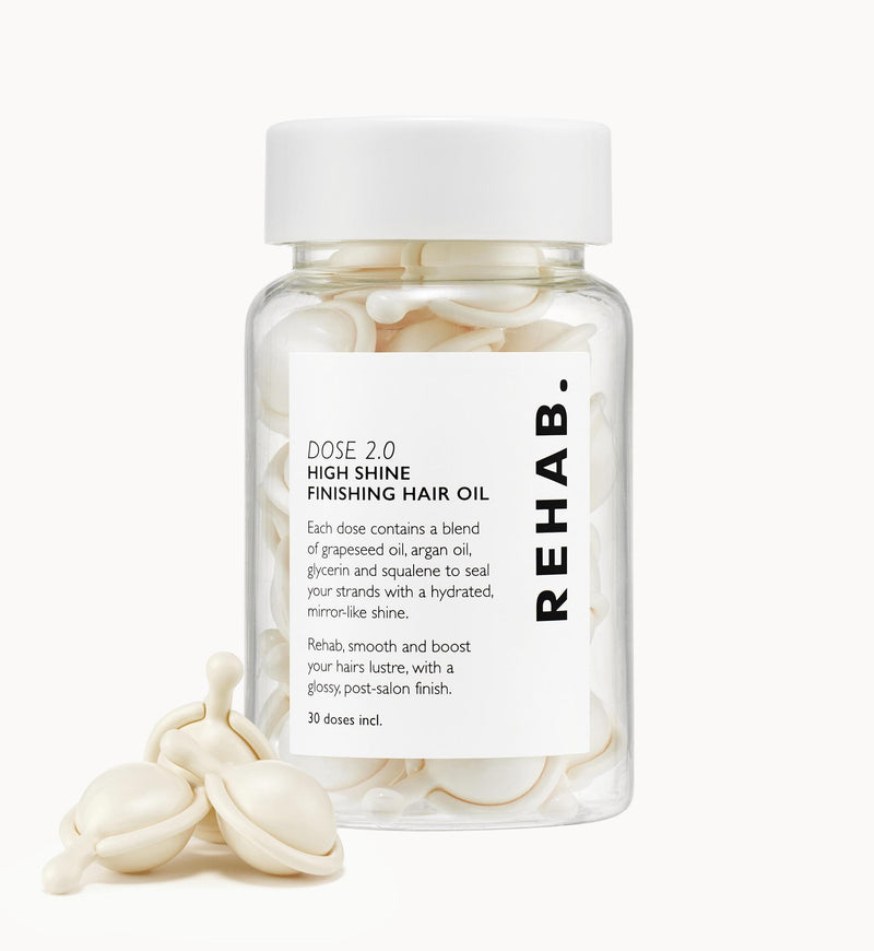 Rehab hair oil Dose 2.0 High Shine Finishing 30 x 1ml - British product