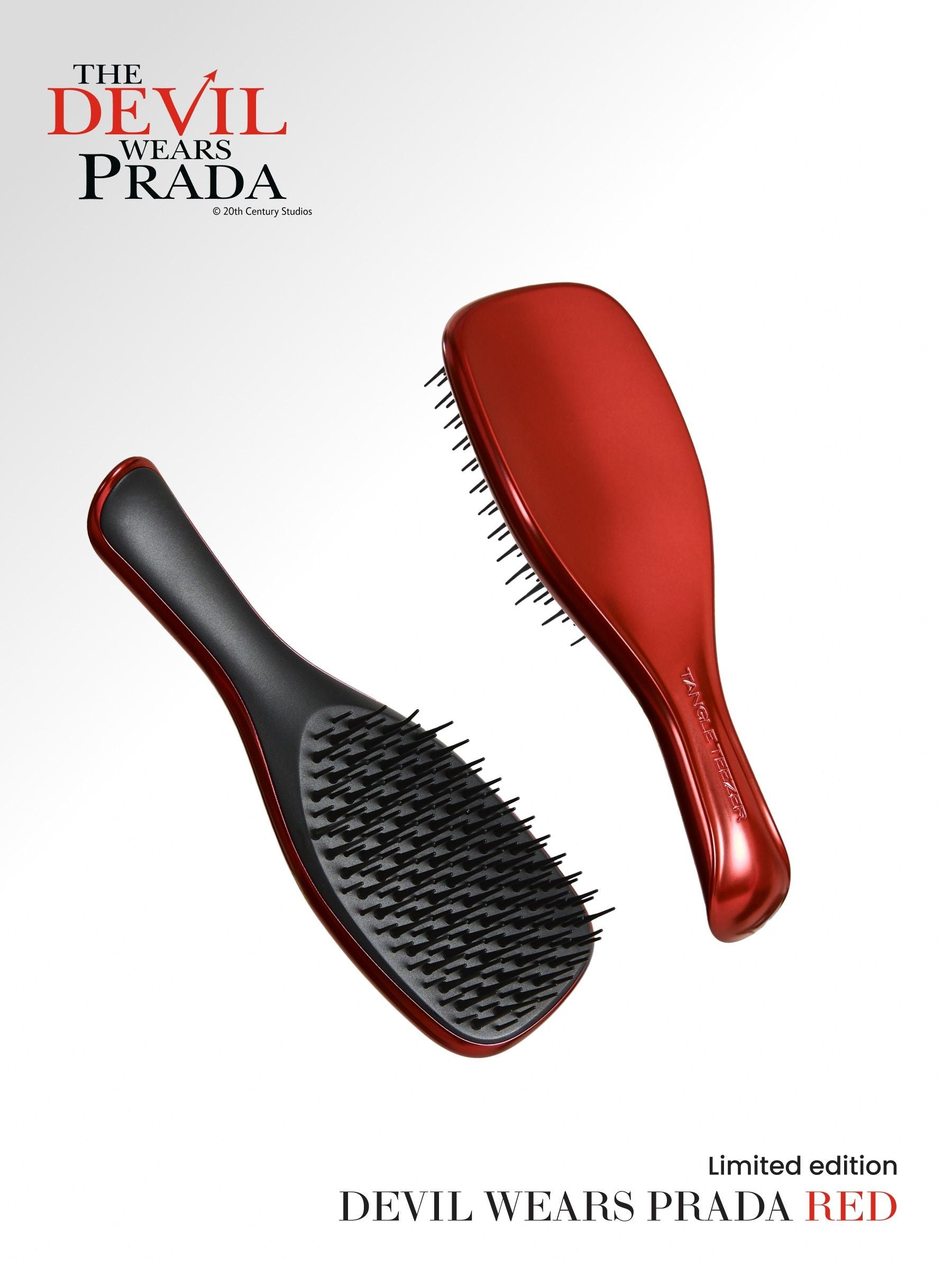 Tangle Teezer Devil Wears Prada detangler brush mini size, imported from the UK