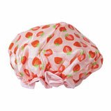 Studio Dry strawberry matcha reusable shower cap - British product