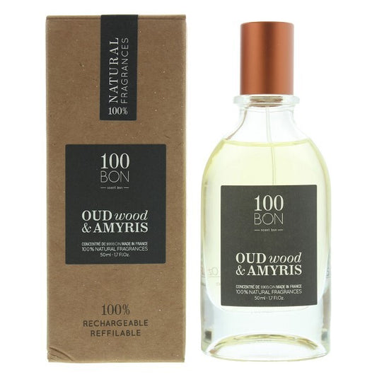 100 Bon Oud Wood & Amyris Refillable Eau de Parfum 50ml GOODS Superdrug   
