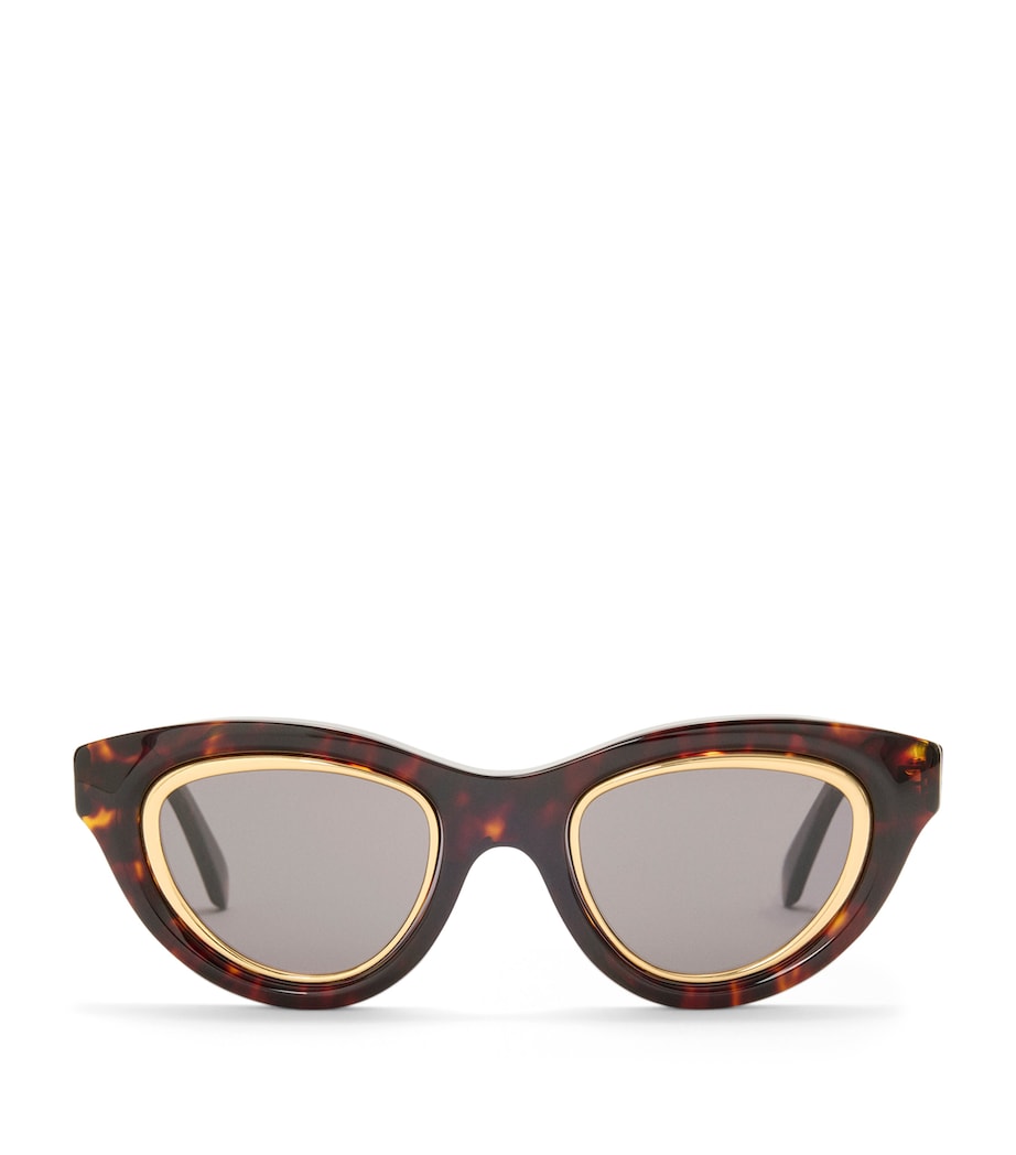 LOEWE acetate mini cat eye sunglasses, imported from the UK