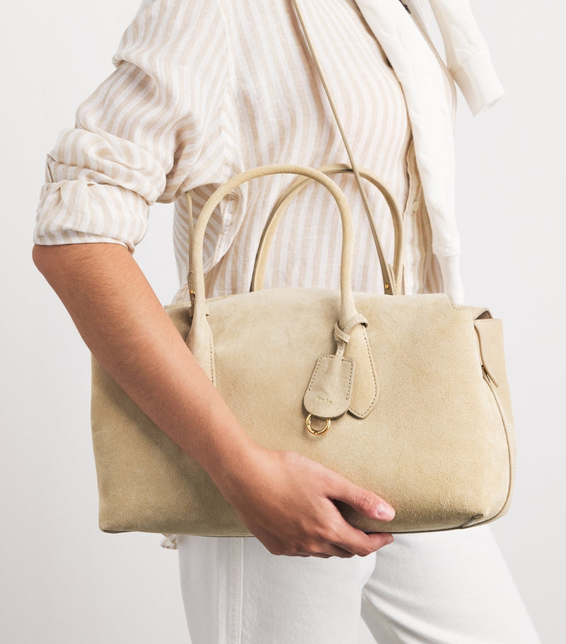 Polo Ralph Lauren medium suede shoulder bag - British product