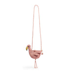 Bonpoint raffia flamingo handbag - British product
