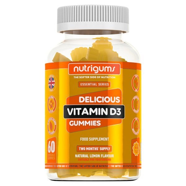 Nutrigums Vitamin D3 Lemon Flavour - 60 Gummies