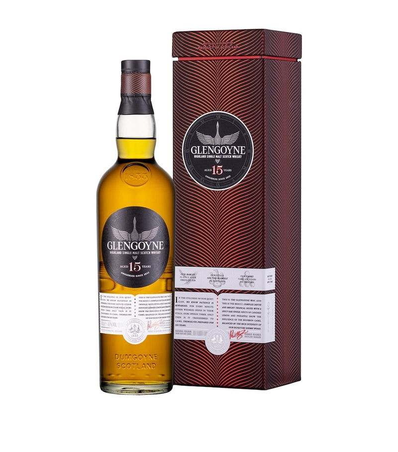 Highland Single Malt Whisky Aged 15 Years, Bourbon and Sherry Cask Matured, 70cl