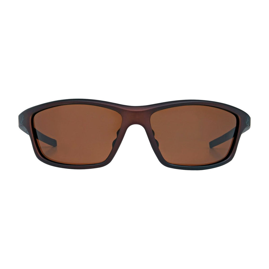 Freedom Polarised Sunglasses - Metallic Brown Frame