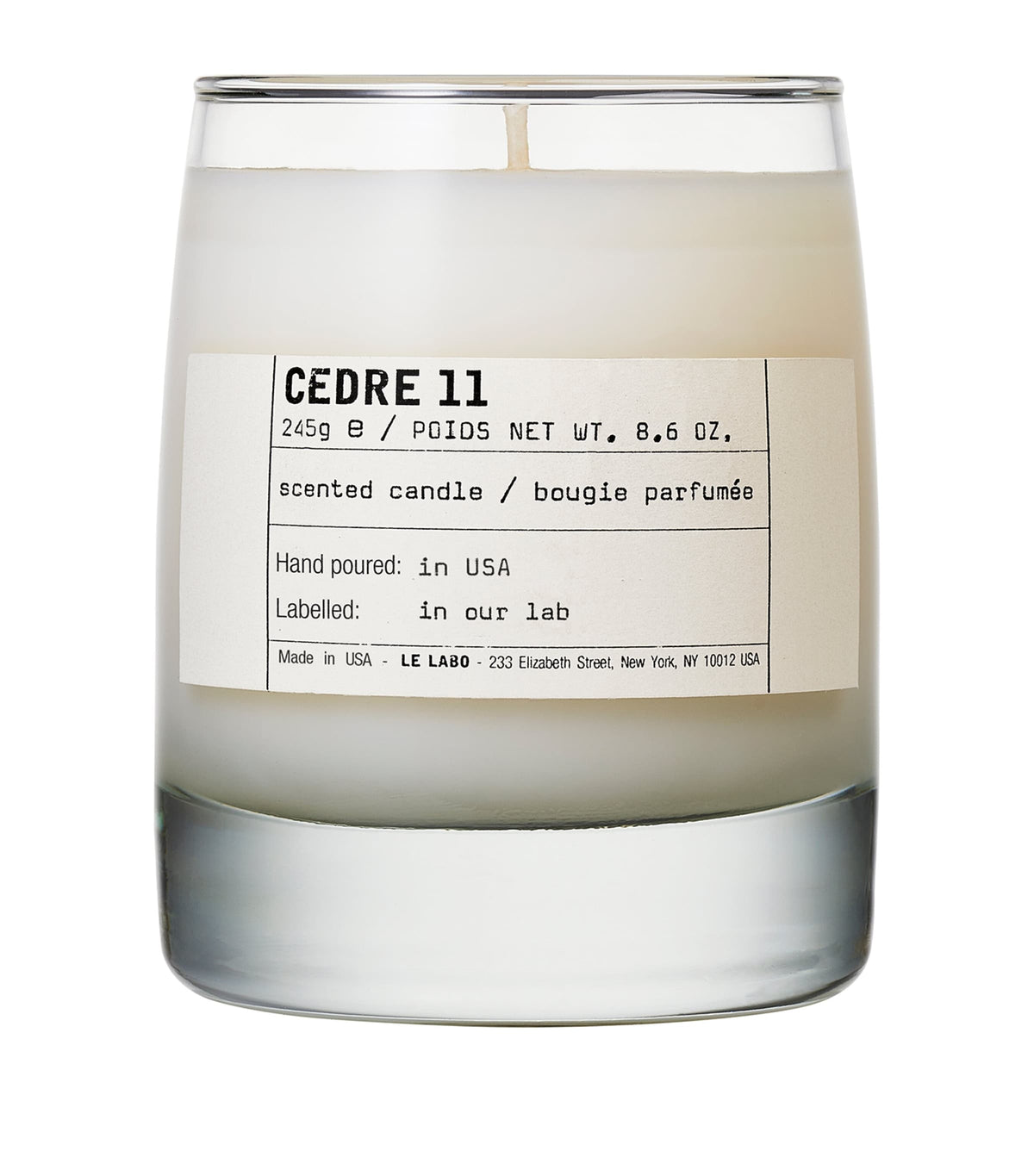 Le Labo Cedre 11 Classic candle 245g, UK version