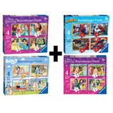 Ravensburger 4 In a Box Jigsaw Puzzles Assortment 12, 16, 20 & 24pc GOODS Sainsburys   