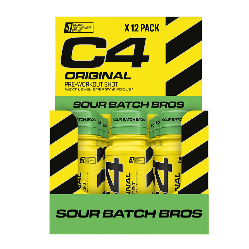 C4 pre-workout shots original 12 x 60ml, UK version