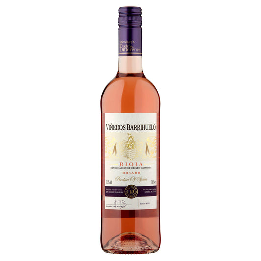 Sainsbury's Barrihuelo Rioja Rosado, Taste the Difference 75cl All wine Sainsburys   