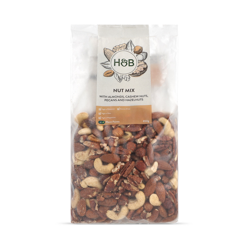 Holland & Barrett Nut Mix Mixed Nuts 850g, imported from the UK