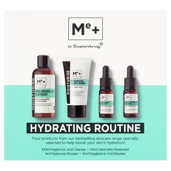 Superdrug Me+ Hydrating Routine Gift Box Moisturising Kit - British product