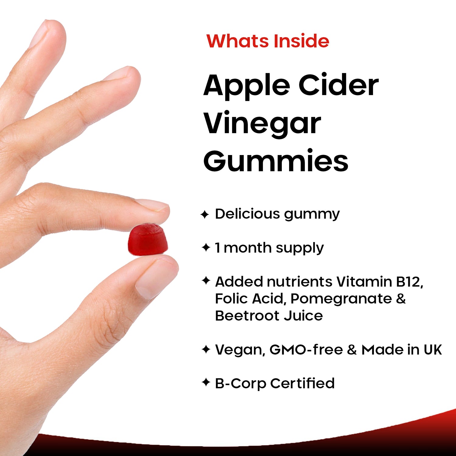New Leaf apple cider vinegar gummies 30 count - British brand