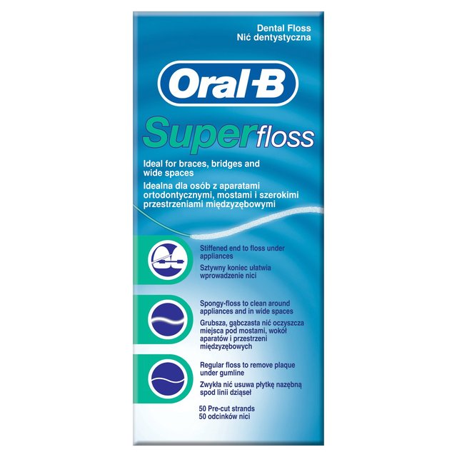 Oral-B Super Dental Floss   50 per pack