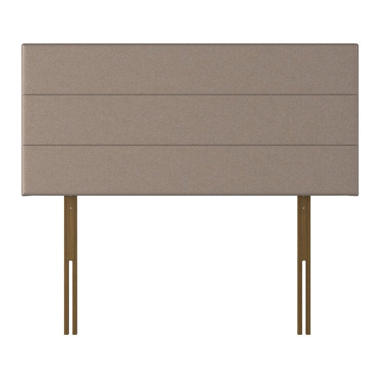 Sealy Kingston Latte fabric headboard double - British product