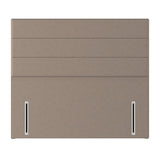 Sealy Monet headboard in Latte fabric, full height - British product