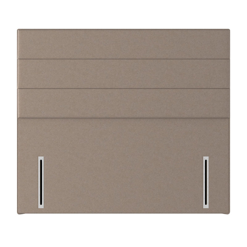 Sealy Monet headboard in Latte fabric, full height - British product