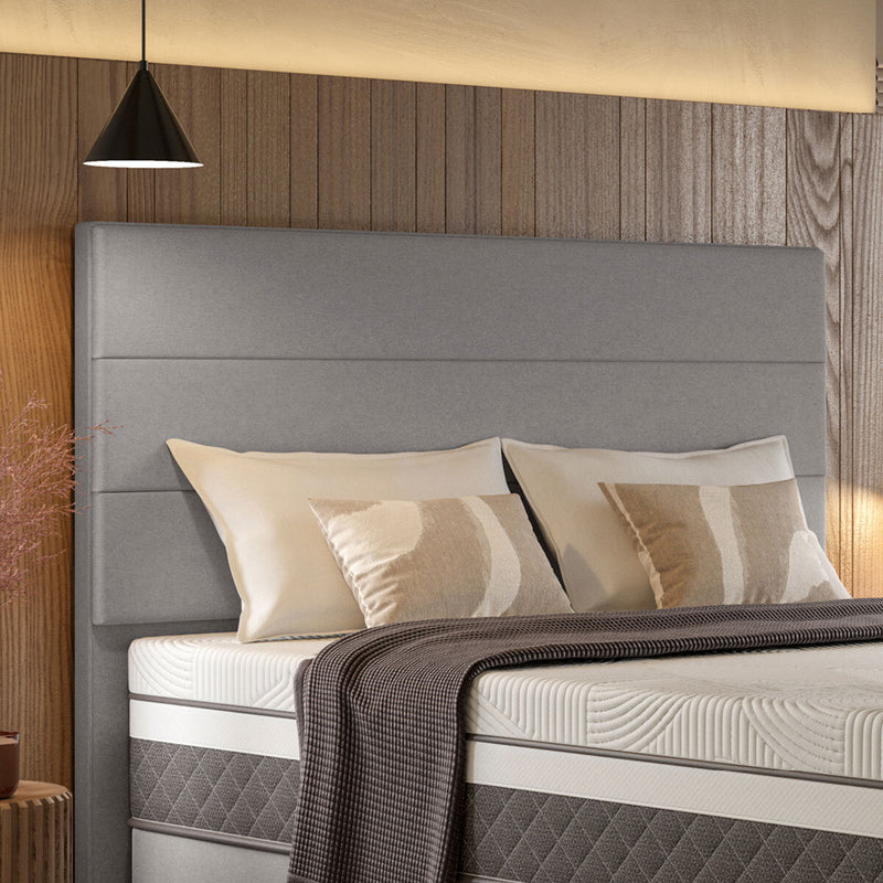 Sealy Silver Fox fabric full height headboard double (British brand)