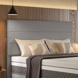 Sealy Silver Fox fabric full height headboard double (British brand)