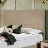 Sealy Monet fabric headboard Super King Natural, imported from the UK