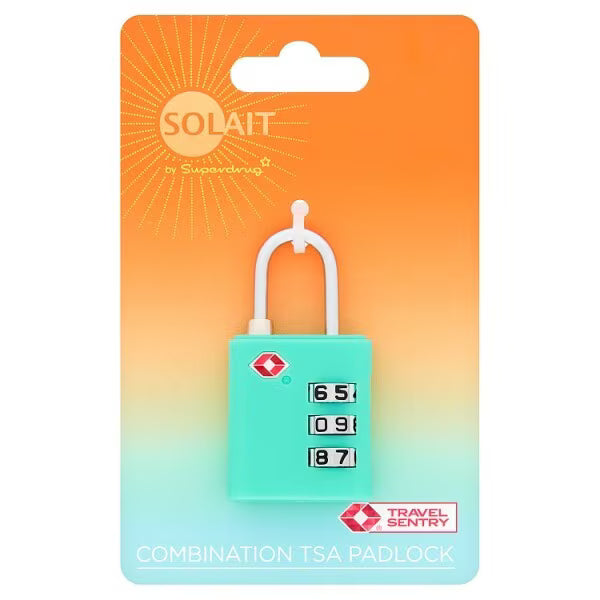 Solait Combination Padlock Standard Model Imported (British brand)