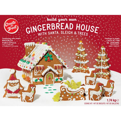 Costco UK Gingerbread House with Santa Sleigh Tree Kit 174kg- Buy online at McGrocer