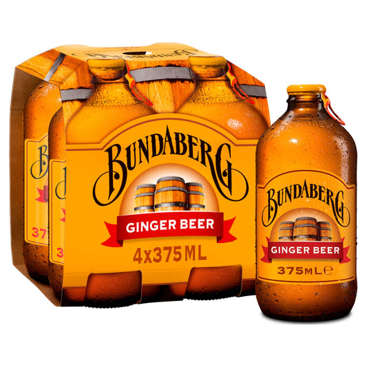 Bundaberg Ginger Beer 4x375ml Adult soft drinks Sainsburys   