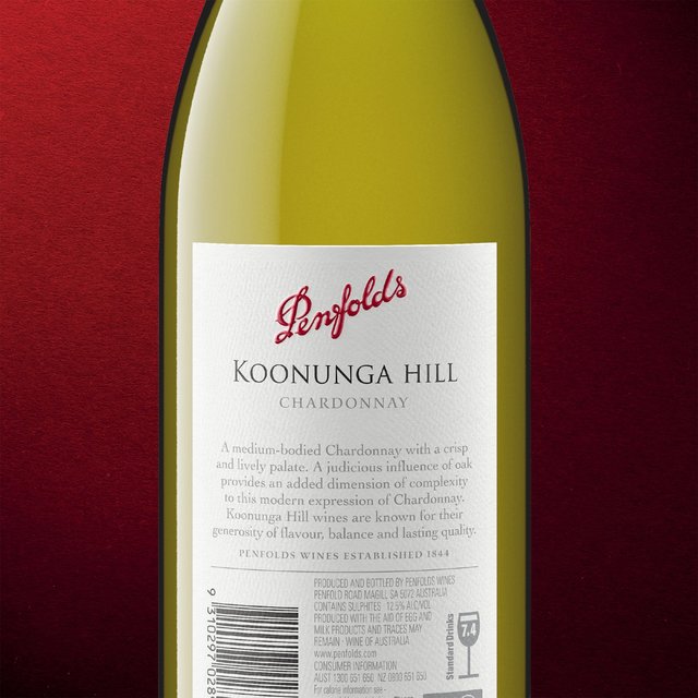 Penfolds Koonunga Hill Chardonnay   75cl GOODS M&S   