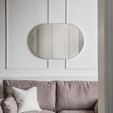 Gallery Hurston Elipse champagne mirror 60x90cm - British product