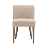 Gallery dining chair Tarnby taupe fabric 2 pack, imported from the UK
