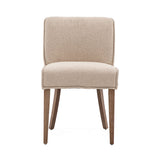 Gallery dining chair Tarnby taupe fabric 2 pack, imported from the UK