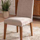 Gallery Grey Velvet Dining Chair 2 Pack - British product