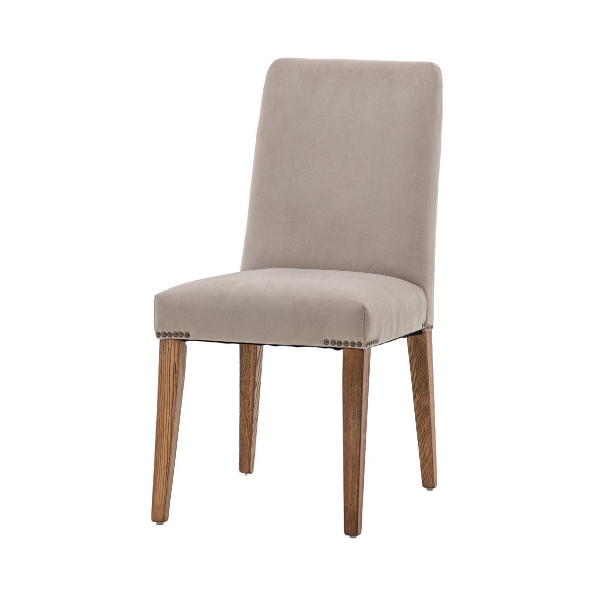 Gallery Grey Velvet Dining Chair 2 Pack - British product