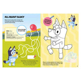 Bluey or Peppa activity book with stickers, imported from the UK