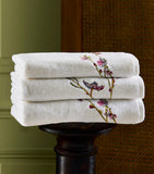 Yves Delorme floral Gaura bath mat 90cm x 160cm (British brand)