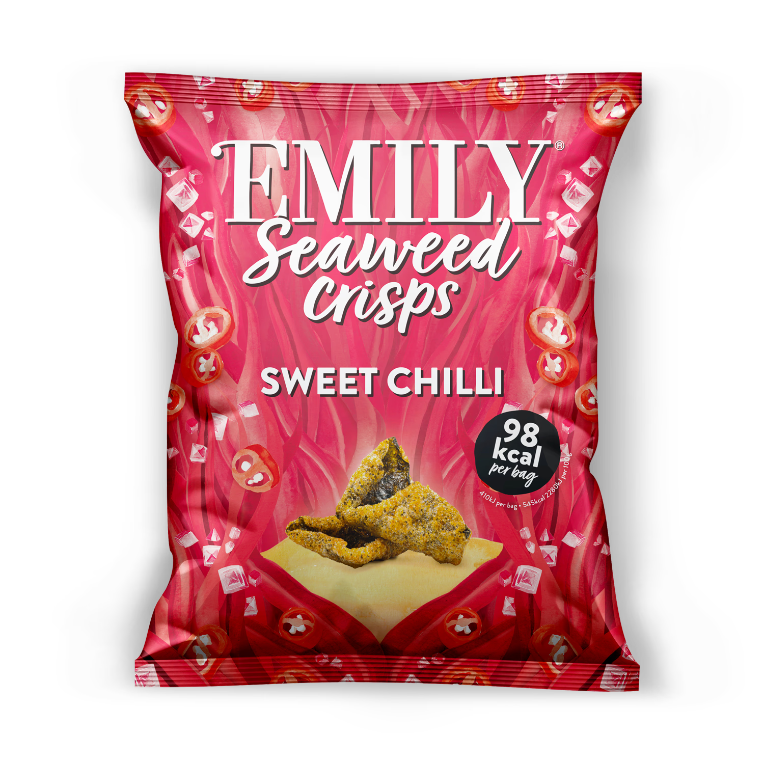 Emily Süss-Chili Meeresalgen-Chips 18g - Britisches Produkt