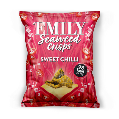 Holland & Barrett Emily Sweet Chilli Seaweed Crisps Snack 18g- Buy online at McGrocer