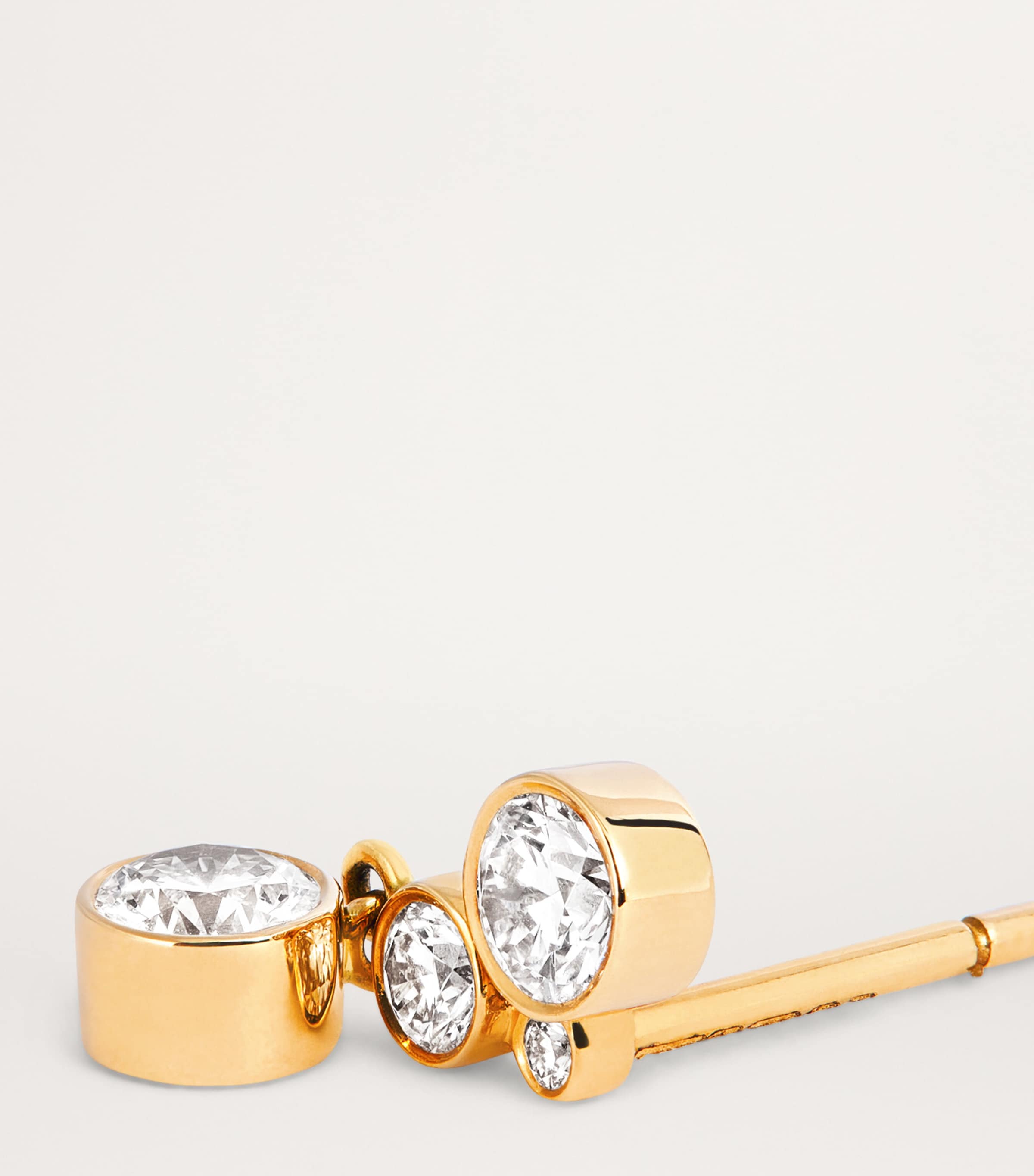 Sophie Bille Brahe yellow gold diamond single earring - British product