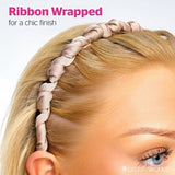 Brushworks ribbon zig zag headbands 3 pack - British product