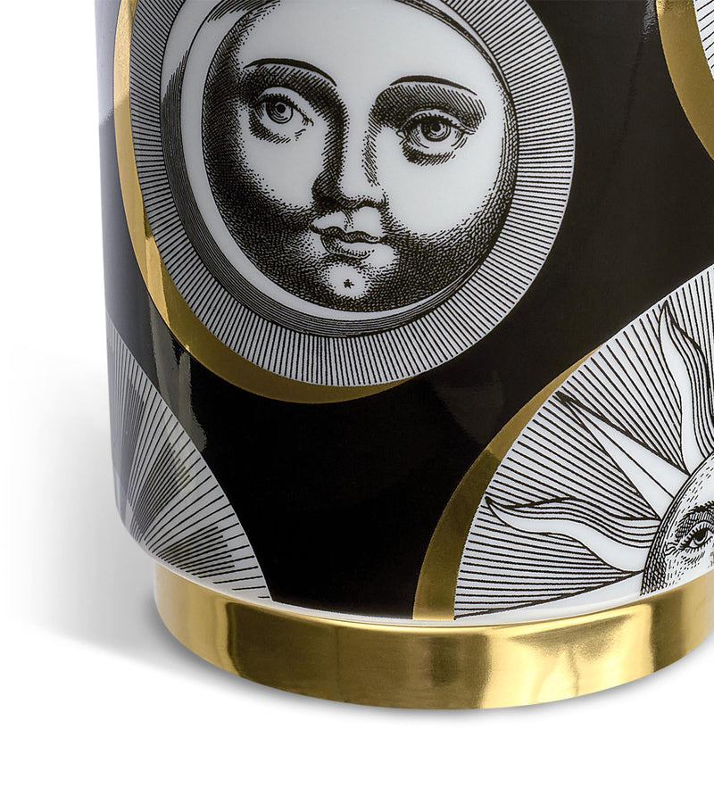 Fornasetti Soli e Lune scented candle with gold detailing, 235g - British product