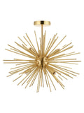 Gallery Brass Drake 6-bulb ceiling light, imported from the UK