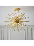 Gallery Brass Drake 6-bulb ceiling light, imported from the UK