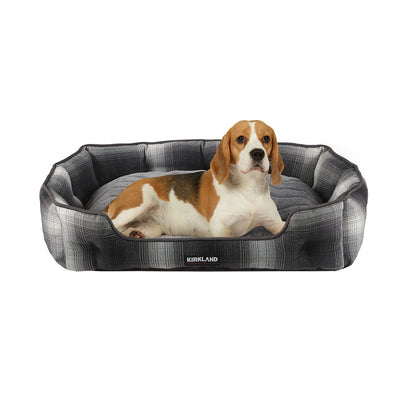 Costco UK Kirkland Signature Tufted Cuddler Pet Bed - 30 x 22 Inches (76 x 56 x 17 cm) - 6 Designs- Buy online at McGrocer