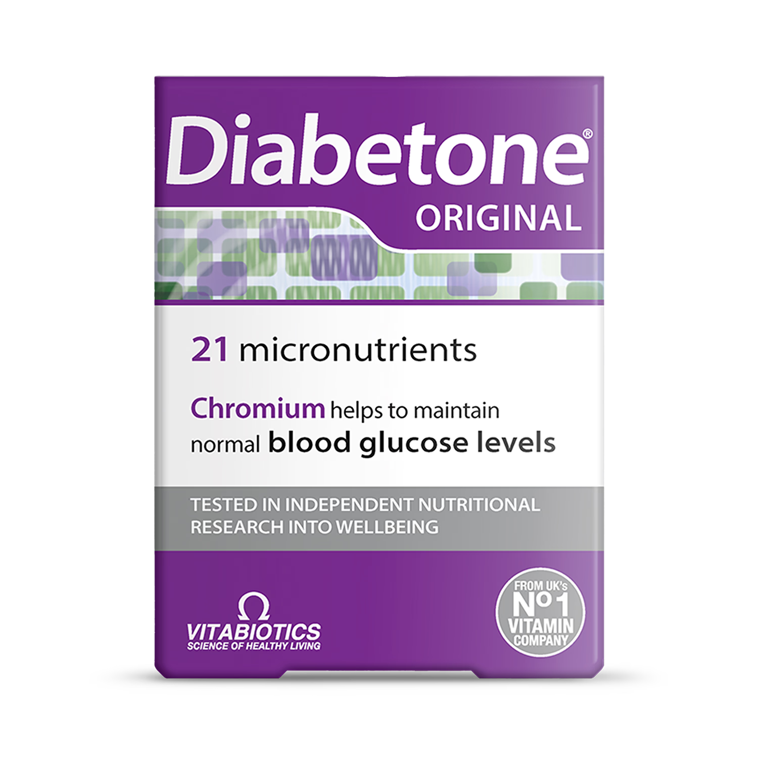 Vitabiotics Diabetone Original multivitamin 30 Tablets (British brand)