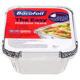 Bacofoil Small Portion Trays & Lids 13x4.1cm   6 per pack GOODS M&S   