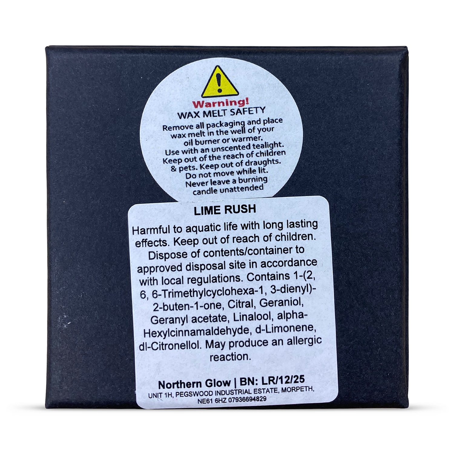 Lime Rush scented wax melt 90g (British brand)